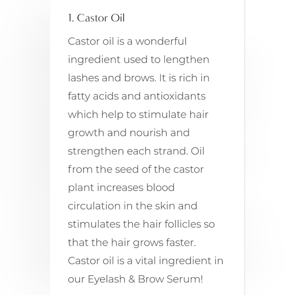 Amazing Proprietary Handmade Formula PURE Castor oil & vit E. GROWS long lashes - Picture 13 of 15